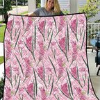 Australia Kangaroo Paws Quilt Aussie Native Flowers Indigenous Art - Aussie Hoodie