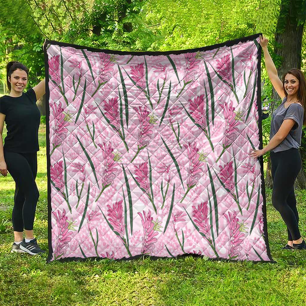 Australia Kangaroo Paws Quilt Aussie Native Flowers Indigenous Art - Aussie Hoodie