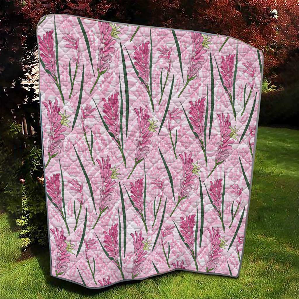 Australia Kangaroo Paws Quilt Aussie Native Flowers Indigenous Art - Aussie Hoodie