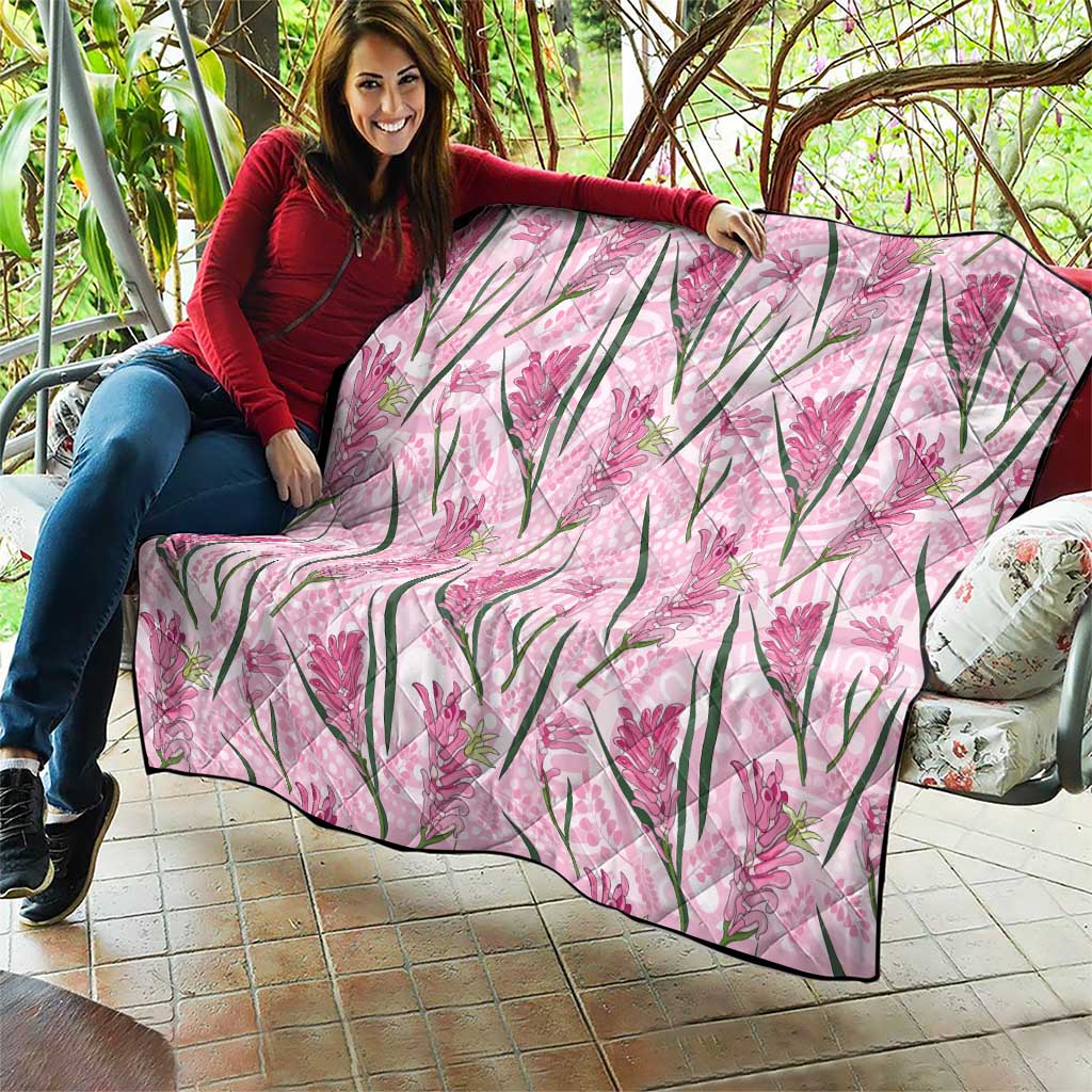 Australia Kangaroo Paws Quilt Aussie Native Flowers Indigenous Art - Aussie Hoodie