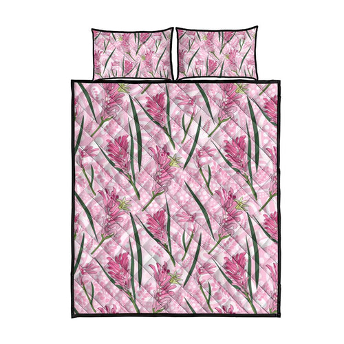 Australia Kangaroo Paws Quilt Bed Set Aussie Native Flowers Indigenous Art - Aussie Hoodie