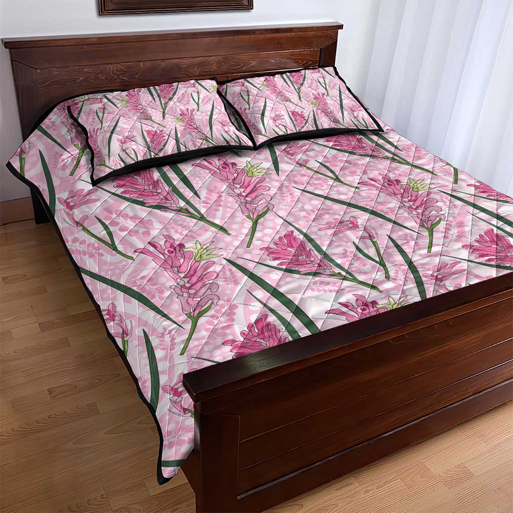 Australia Kangaroo Paws Quilt Bed Set Aussie Native Flowers Indigenous Art - Aussie Hoodie