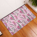 Australia Kangaroo Paws Rubber Doormat Aussie Native Flowers Indigenous Art - Aussie Hoodie
