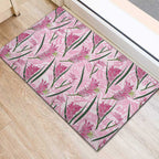 Australia Kangaroo Paws Rubber Doormat Aussie Native Flowers Indigenous Art - Aussie Hoodie