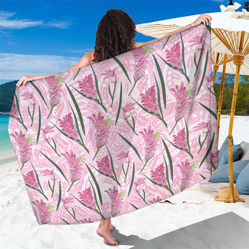 Australia Kangaroo Paws Sarong Aussie Native Flowers Indigenous Art - Aussie Hoodie