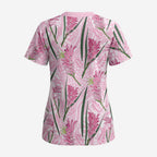 Australia Kangaroo Paws Scrub Top Aussie Native Flowers Indigenous Art - Aussie Hoodie