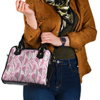 Australia Kangaroo Paws Shoulder Handbag Aussie Native Flowers Indigenous Art - Aussie Hoodie