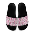 Australia Kangaroo Paws Slide Sandals Aussie Native Flowers Indigenous Art - Aussie Hoodie