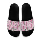 Australia Kangaroo Paws Slide Sandals Aussie Native Flowers Indigenous Art - Aussie Hoodie