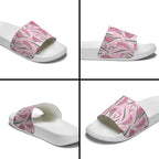 Australia Kangaroo Paws Slide Sandals Aussie Native Flowers Indigenous Art - Aussie Hoodie