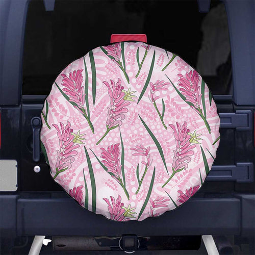 Australia Kangaroo Paws Spare Tire Cover Aussie Native Flowers Indigenous Art - Aussie Hoodie