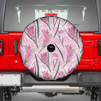 Australia Kangaroo Paws Spare Tire Cover Aussie Native Flowers Indigenous Art - Aussie Hoodie