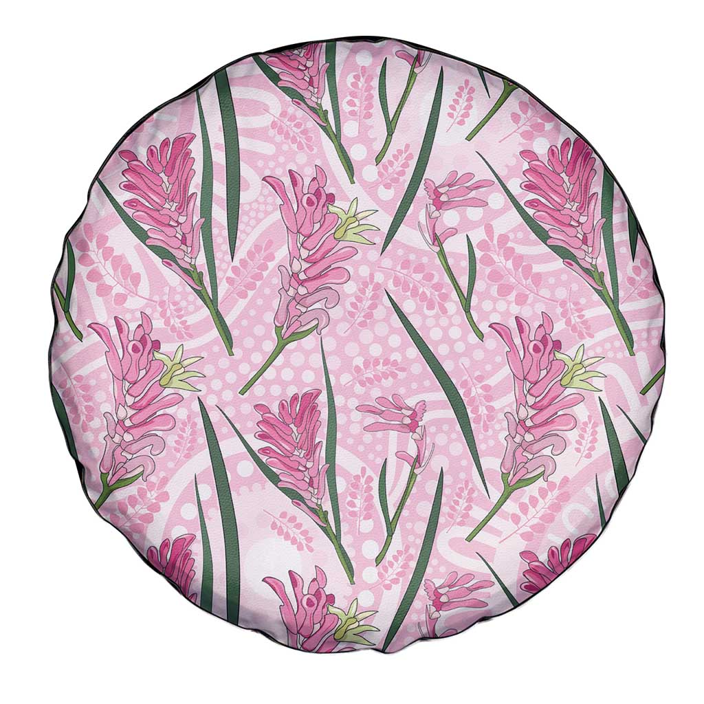 Australia Kangaroo Paws Spare Tire Cover Aussie Native Flowers Indigenous Art - Aussie Hoodie