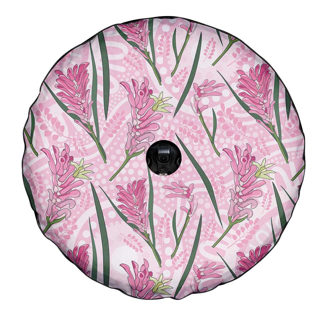 Australia Kangaroo Paws Spare Tire Cover Aussie Native Flowers Indigenous Art - Aussie Hoodie