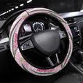 Australia Kangaroo Paws Steering Wheel Cover Aussie Native Flowers Indigenous Art - Aussie Hoodie