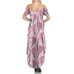 Australia Kangaroo Paws Summer Maxi Dress Aussie Native Flowers Indigenous Art - Aussie Hoodie