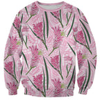 Australia Kangaroo Paws Sweatshirt Aussie Native Flowers Indigenous Art - Aussie Hoodie