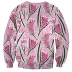 Australia Kangaroo Paws Sweatshirt Aussie Native Flowers Indigenous Art - Aussie Hoodie