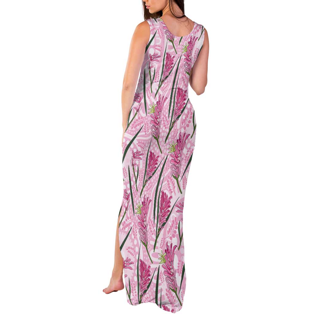 Australia Kangaroo Paws Tank Maxi Dress Aussie Native Flowers Indigenous Art - Aussie Hoodie