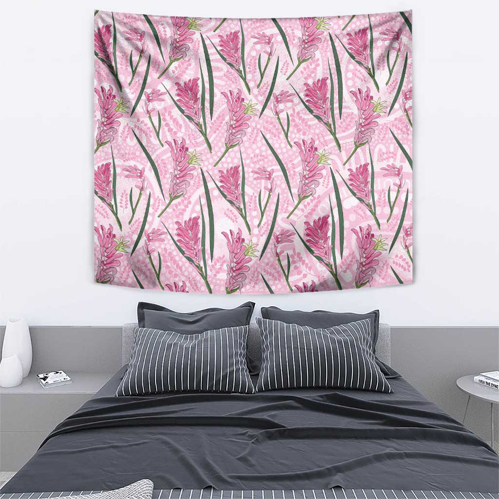 Australia Kangaroo Paws Tapestry Aussie Native Flowers Indigenous Art - Aussie Hoodie