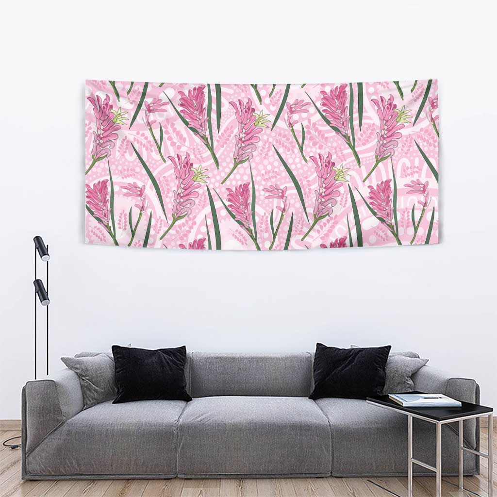 Australia Kangaroo Paws Tapestry Aussie Native Flowers Indigenous Art - Aussie Hoodie