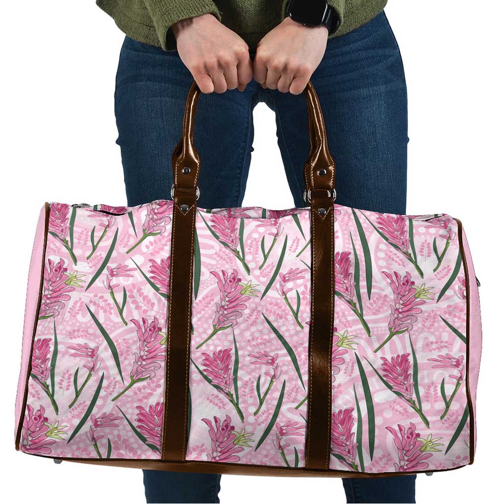 Australia Kangaroo Paws Travel Bag Aussie Native Flowers Indigenous Art - Aussie Hoodie