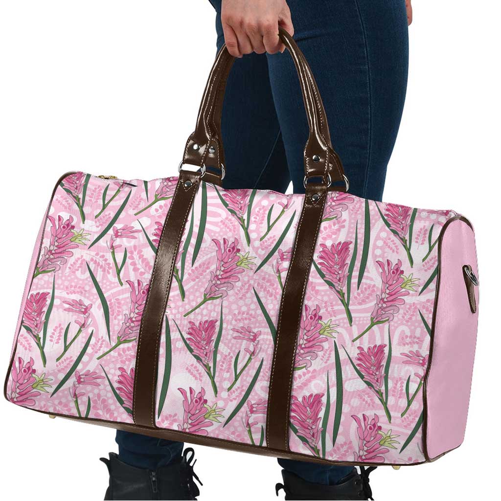 Australia Kangaroo Paws Travel Bag Aussie Native Flowers Indigenous Art - Aussie Hoodie
