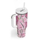 Australia Kangaroo Paws Tumbler With Handle Aussie Native Flowers Indigenous Art - Aussie Hoodie
