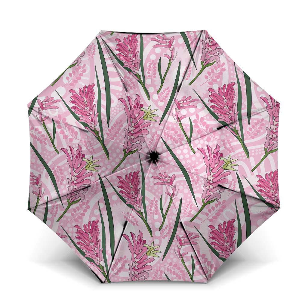 Australia Kangaroo Paws Umbrella Aussie Native Flowers Indigenous Art - Aussie Hoodie