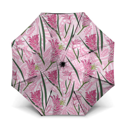 Australia Kangaroo Paws Umbrella Aussie Native Flowers Indigenous Art - Aussie Hoodie