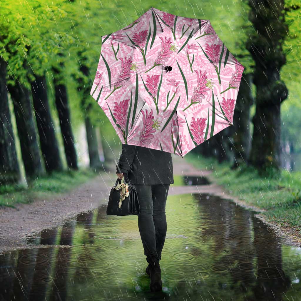 Australia Kangaroo Paws Umbrella Aussie Native Flowers Indigenous Art - Aussie Hoodie