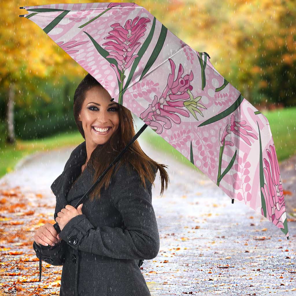 Australia Kangaroo Paws Umbrella Aussie Native Flowers Indigenous Art - Aussie Hoodie
