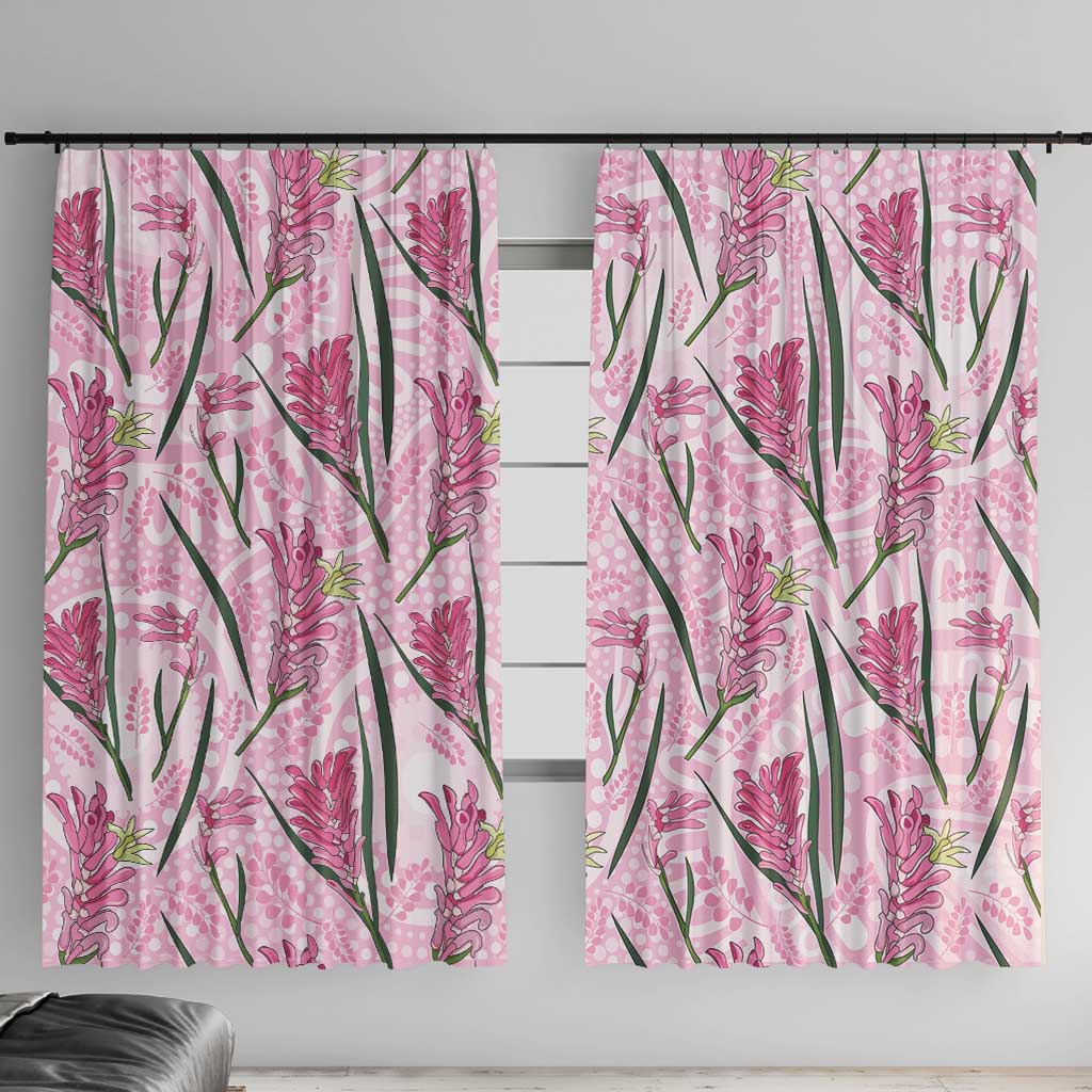 Australia Kangaroo Paws Window Curtain Aussie Native Flowers Indigenous Art - Aussie Hoodie