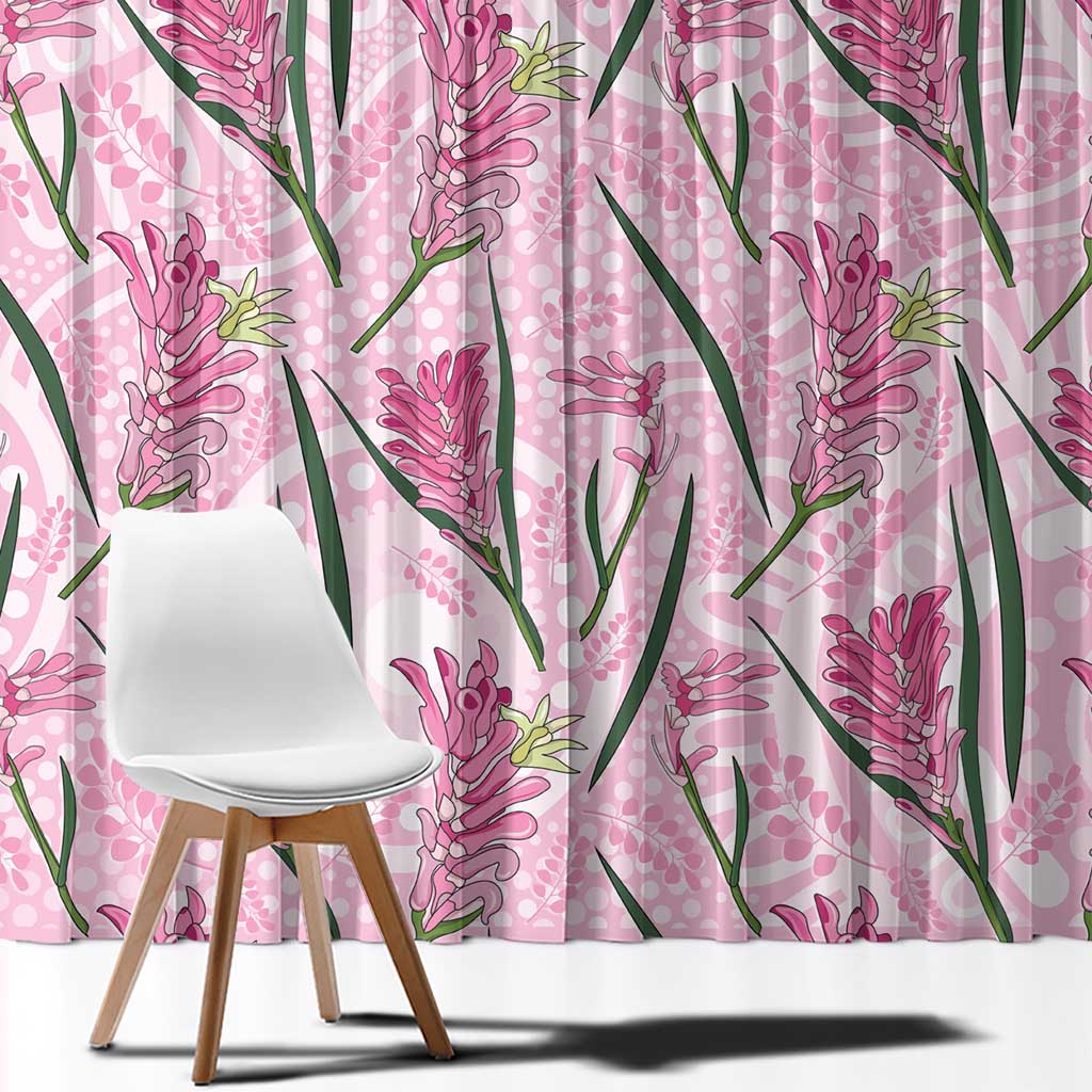 Australia Kangaroo Paws Window Curtain Aussie Native Flowers Indigenous Art - Aussie Hoodie