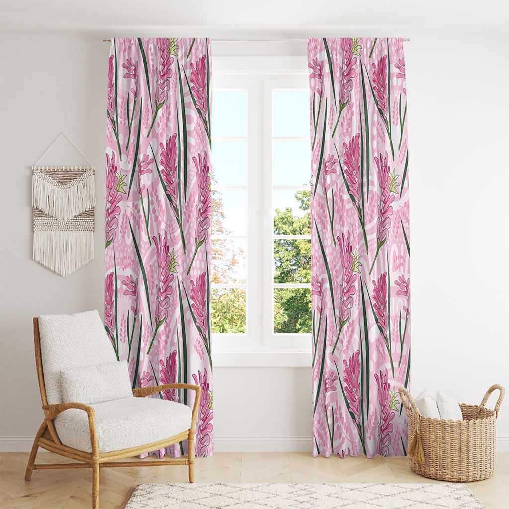 Australia Kangaroo Paws Window Curtain Aussie Native Flowers Indigenous Art - Aussie Hoodie