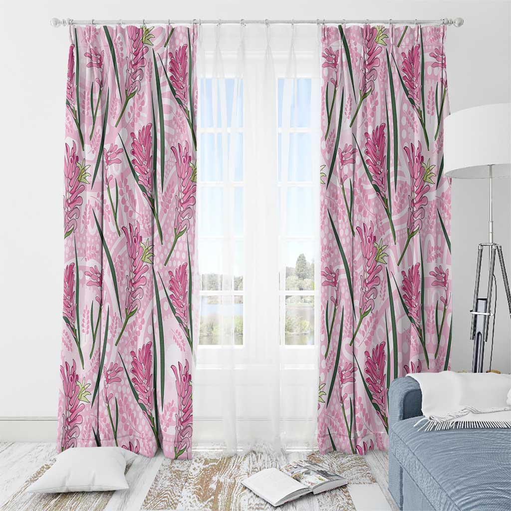 Australia Kangaroo Paws Window Curtain Aussie Native Flowers Indigenous Art - Aussie Hoodie