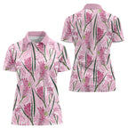Australia Kangaroo Paws Women Polo Shirt Aussie Native Flowers Indigenous Art - Aussie Hoodie