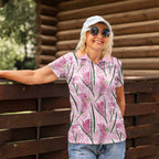 Australia Kangaroo Paws Women Polo Shirt Aussie Native Flowers Indigenous Art - Aussie Hoodie