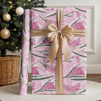 Australia Kangaroo Paws Wrapping Paper Aussie Native Flowers Indigenous Art - Aussie Hoodie