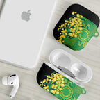 Australia Golden Wattle AirPods Case Aussie Native Flowers Indigenous Art - Aussie Hoodie