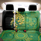 Australia Golden Wattle Back Car Seat Cover Aussie Native Flowers Indigenous Art - Aussie Hoodie