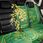Australia Golden Wattle Back Car Seat Cover Aussie Native Flowers Indigenous Art - Aussie Hoodie