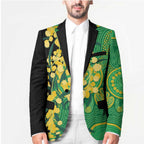 Australia Golden Wattle Blazer Aussie Native Flowers Indigenous Art - Aussie Hoodie