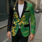 Australia Golden Wattle Blazer Aussie Native Flowers Indigenous Art - Aussie Hoodie