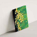 Australia Golden Wattle Canvas Wall Art Aussie Native Flowers Indigenous Art - Aussie Hoodie