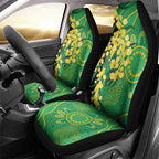 Australia Golden Wattle Car Seat Cover Aussie Native Flowers Indigenous Art - Aussie Hoodie