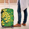 Australia Golden Wattle Luggage Cover Aussie Native Flowers Indigenous Art - Aussie Hoodie