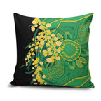 Australia Golden Wattle Pillow Cover Aussie Native Flowers Indigenous Art - Aussie Hoodie