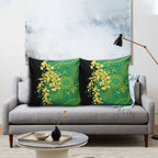 Australia Golden Wattle Pillow Cover Aussie Native Flowers Indigenous Art - Aussie Hoodie