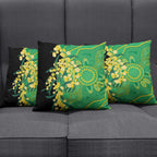 Australia Golden Wattle Pillow Cover Aussie Native Flowers Indigenous Art - Aussie Hoodie